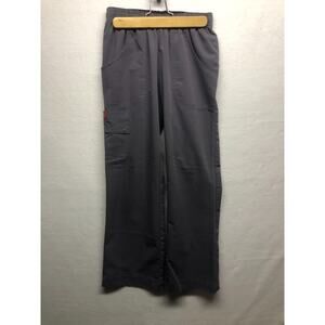 Dickies Women Scrubs Pant Pants Lot Drawstring Cargo Size XS Gray